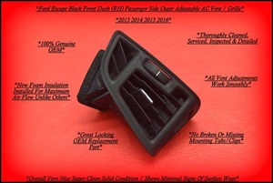 Ford Escape 13-19 OEM RH tablero exterior ventilación aire acondicionado - panel de ajuste lateral del pasajero - Imagen 1 de 5