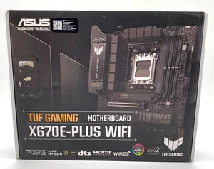 ASUS TUF GAMING X670E-PLUS WIFI 6E Socket AM5 Ryzen 7000 ATX Gaming Motherboard - Picture 1 of 17