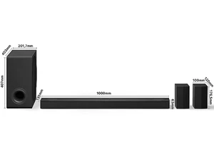 Barra de sonido - LG S80TR, Bluetooth, Inalámbrico, 580 W, 5.1.3 canales, Subwoo - Imagen 1 de 12