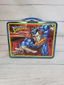 Superman Super Hero Collectible Lunch Box The Tin Box Co. DC Comics - Picture 1 of 8