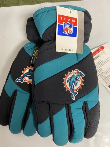Miami Dolphins NFL   Ultra Insulation Gloves Size Large/XL   C Cover