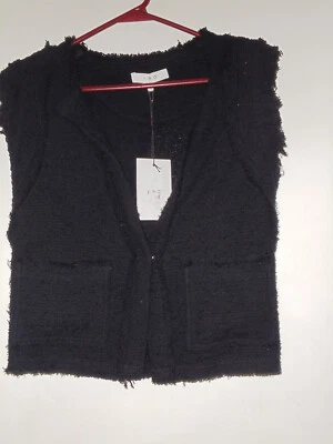 Chaleco negro para mujer IRO talla 34 estilo Akia Foto 1 de 3