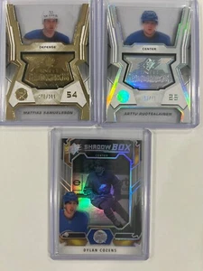 2021-22 SPx Finite Rookie Arttu Ruotsalainen /75 Mattias /299 Shadow Box Cozens - Picture 1 of 2