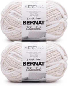 Bernat Blanket Beach Foam Yarn - 2 Pack of 300g/10.5oz - Polyester - 6 Super - - - Picture 1 of 9