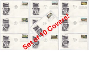 TurtlesTradingPost- Baseball Fields Detroit- 2001 #3510-19 FDC Artcraft 10 Cover - Picture 1 of 5