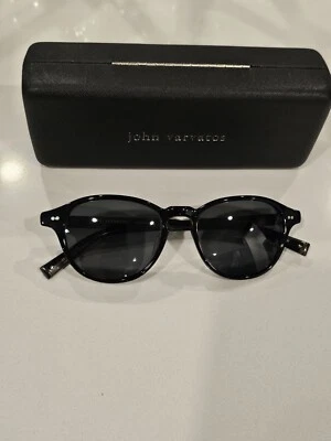 Gafas de sol John Varvatos + Estuche V 600 UF Negro Tortuga Nuevas Foto 1 de 4