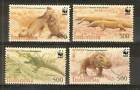 Indonesia #Mi2005-Mi2008 MNH 2000 Komodo Dragons WWF [1911-1914]