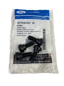 4-pack of Genuine Ford OEM Center Seat Belt Screws Bolts W714836-S451 - Picture 1 of 8
