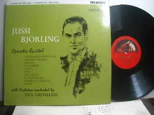 Jussi Bjorling Operatic Recital, Grevilllius & Orch *HMV ALP 1841 mono - Picture 1 of 1