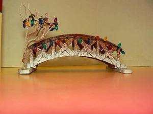LEMAX CHRISTMAS VILLAGE Wooden Footbridge 7" long EUC - Picture 1 of 4
