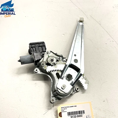 Motor y regulador de ventana de puerta trasera izquierda del lado del conductor OEM 2018-23 Toyota Camry XSE Foto 1 de 4