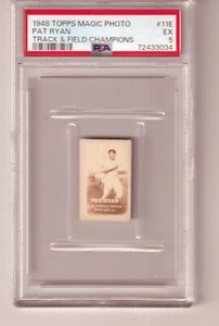 1948 Topps Magic Photo  # 11E  PAT RYAN   Track and Field Champions  PSA 5 - Picture 1 of 1