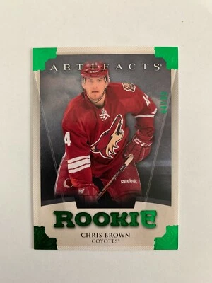 2013-14 Artifacts Emerald #158 Chris Brown 44/99 - Phoenix Coyotes - Image 1 of 2
