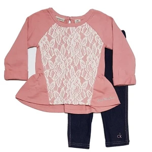 CALVIN KLEIN Baby Girl 2-pc Outfit 18M - Picture 1 of 2