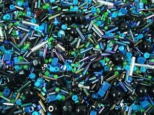 Semilla/Bola/Cuentas de Vidrio Mezcla 100g Hágalo Usted Mismo Joyería Joyería Pulseras Pendientes - Imagen 1 de 2