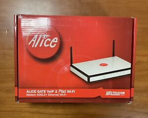 ALICE GATE VoIP 2 Plus Wi-Fi Modem ADSL2+ Ethernet/Wi-Fi