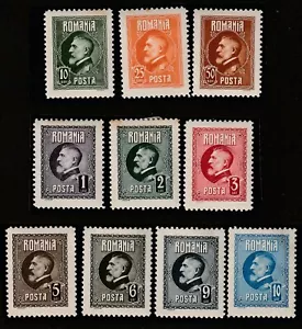 ROMANIA, 1926, Mi No. 293- 302 ,MH - Picture 1 of 2