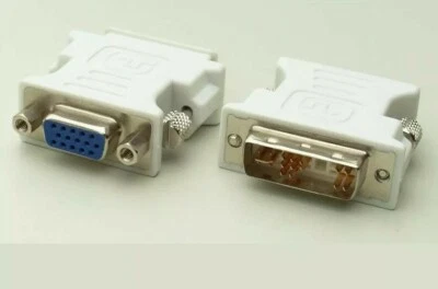 DVI-A to VGA Adapter HD15 Female VideoSingle Link  DVI to VGA - Image 1 of 4