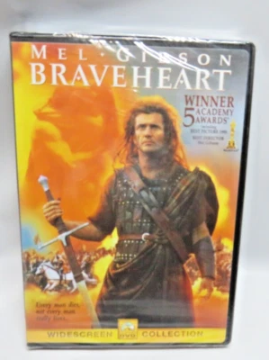 Mel Gibson Braveheart 1995 Widescreen DVD new - Image 1 of 2