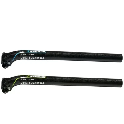 3K углеродного волокна MTB дорожный велосипед сиденье штырь смещение 5/25 градусов подседельная труба глянцевая - Изображение 1 из 4