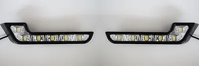 2x 6 LED Mercedes Benz Stile Auto Marcia Diurna DRL Luci Bianco Ant. Nebbia Luce • 9.65€