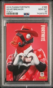 2019 Panini Fortnite Series 1 Italy #188 Heartbreaker PSA 10 GEM MINT - Picture 1 of 1