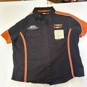 Harley-Davidson Womens XL Screaming Eagle Performance Parts Racing Shirt - Picture 1 of 4