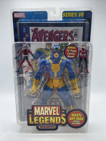 2003 Marvel Legends Series IV MOC 6" Goliath Wasp & Ant-Man Figure Pack ToyBiz Cover