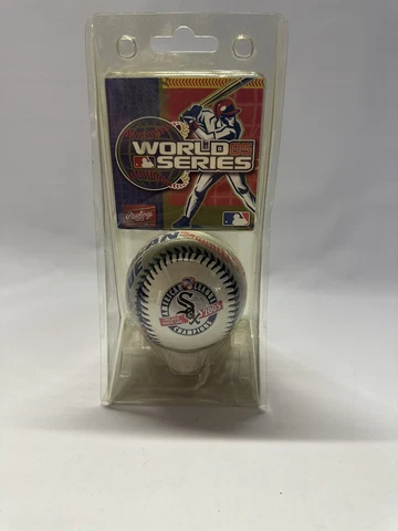 New Rawlings 2005 White Sox World Series Champions Logo Souvenir Ball fast Ship Cover