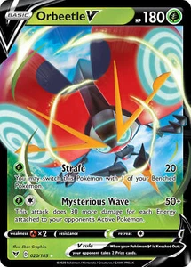 Pokemon Orbeetle V (020/185) [Sword & Shield: Vivid Voltage] - Imagen 1 de 2