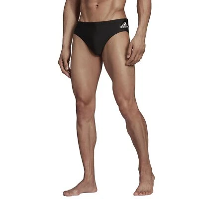 Adidas Performance Fit Trunk Bos Logo Hombre Bañador De Agua Slip Negro - Imagen 1 de 4