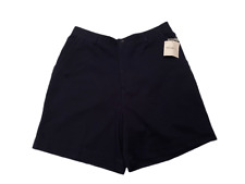 Parisian Works Womens Navy Blue Cotton Blend Three Pocket Bermuda Shorts Size 14