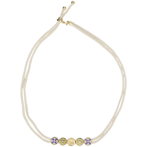 Women's WinCraft Golden State Warriors Circle Crystal Necklace Cover