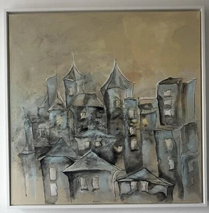 ORIGINAL Acryl Gemälde HANDGEMALT Bilder Abstrakt Malerei  Kunst Acrylbild Resin - Bild 1 von 3