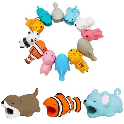 21Styles Animal Cord Protector for IPhone Charger Muncher Cable Bite Chomper - Image 1 of 4