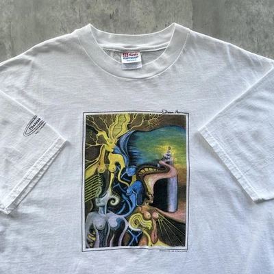Camiseta Arte Surrealista Años 90 De Colección Para Hombres XL Psicodélica Adulto Gráfico Fantasía Hanes Foto 1 de 4