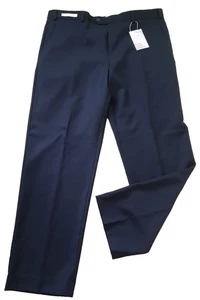 BNWT M&S Collezione Mens trousers W38" L31"  Navy - Picture 1 of 9