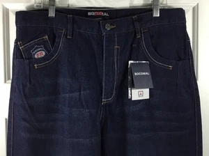Bocomal FR Jeans Mens 36x31 Blue Denim Flame Resistant CAT 2 Workwear Work NEW! - Picture 1 of 10