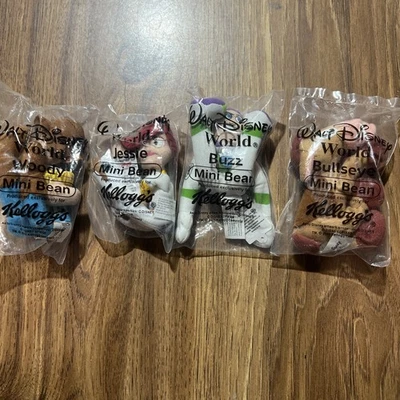 Toy Story Mini Bean Disney World Kelloggs Plush Lot of 4 - Image 1 of 3