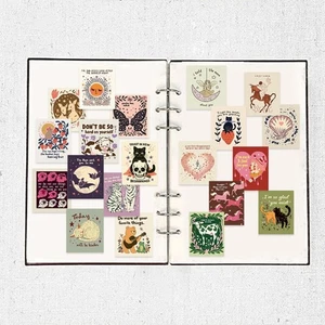 50Pcs Assorted Style Stickers Labels Decals For Scrapbooking Collections - Picture 1 of 8