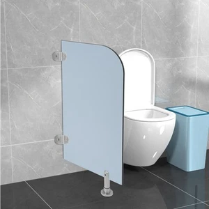 Bathroom Urinal Partition, Toilet Protection Divider, Wall-Mounted Urinal Screen - Picture 1 of 14