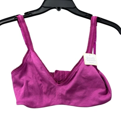 NUEVO Bralette On Gossamer Mujer Rosa Talla Mediana NUEVO CON ETIQUETAS ENVÍO GRATUITO Foto 1 de 3
