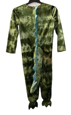 Pottery Barn T Rex 恐龙毛绒服装部分发光尾巴儿童尺寸 7/8 — 第 1/4 张图片