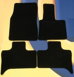 BMW X5 E70 06 - 13 ALFOMBRILLAS NEGRAS CALIDAD 5 PLAZAS, 4 PIEZAS con 4 x ALMOHADILLAS - Imagen 1 de 6