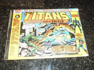 THE TITANS Starring NICK FURY "SHILED" - No 7 - Date 06/12/1975 - MARVEL COMICS - Imagen 1 de 1