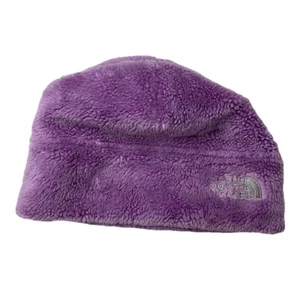 The North Face Denali Thermal Beanie Hat Youth Small Girls Purple Fleece - Picture 1 of 4