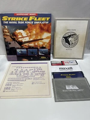 COMMODORE 64 C64 STRIKE FLEET DISK ELECTRONIC ARTS COMPLETE & TESTED 6S1 - Image 1 of 2