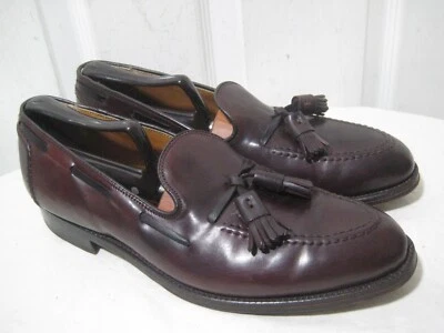 Brooks Brothers Shell Cordovan Leather Tassel Loafers Shoes Men's Size 7.5 D - Image 1 of 4