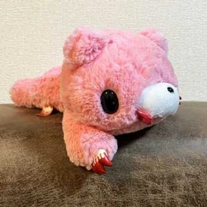 Peluche Chax GP Oso Sombrío Acostado CGP-185 Rosa TAITO Japón Envío Gratis con - Imagen 1 de 5
