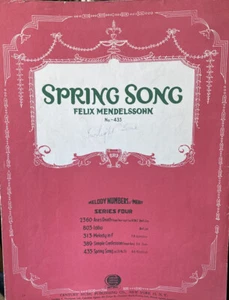 Frühlingslied Felix Mendelssohn Nr. 435 Noten Century Edition - Bild 1 von 2